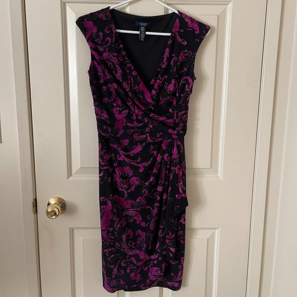 Chaps Purple Dress